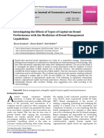 Investigating the Effects of Types of Capital on Brand  Performance with the Mediation of Brand Management Capabilities   Ehsan Razminia 1  , Akram Baladi 2  , Hadi Shafiee