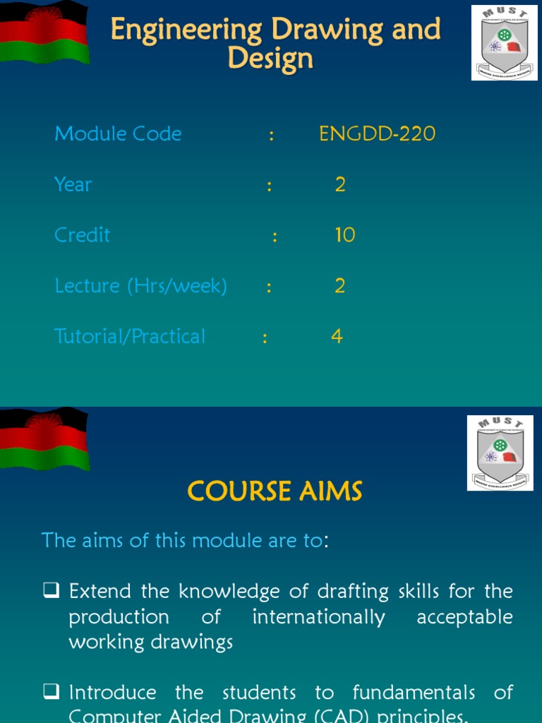 Engineering Drawing and Design Module | PDF