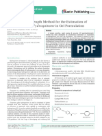 Austin Journal of Analytical and Pharmaceutical Chemistry