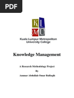Download Knowledge Management Research Paper by Pegsus SN38773532 doc pdf