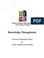 Knowledge Management Research Paper