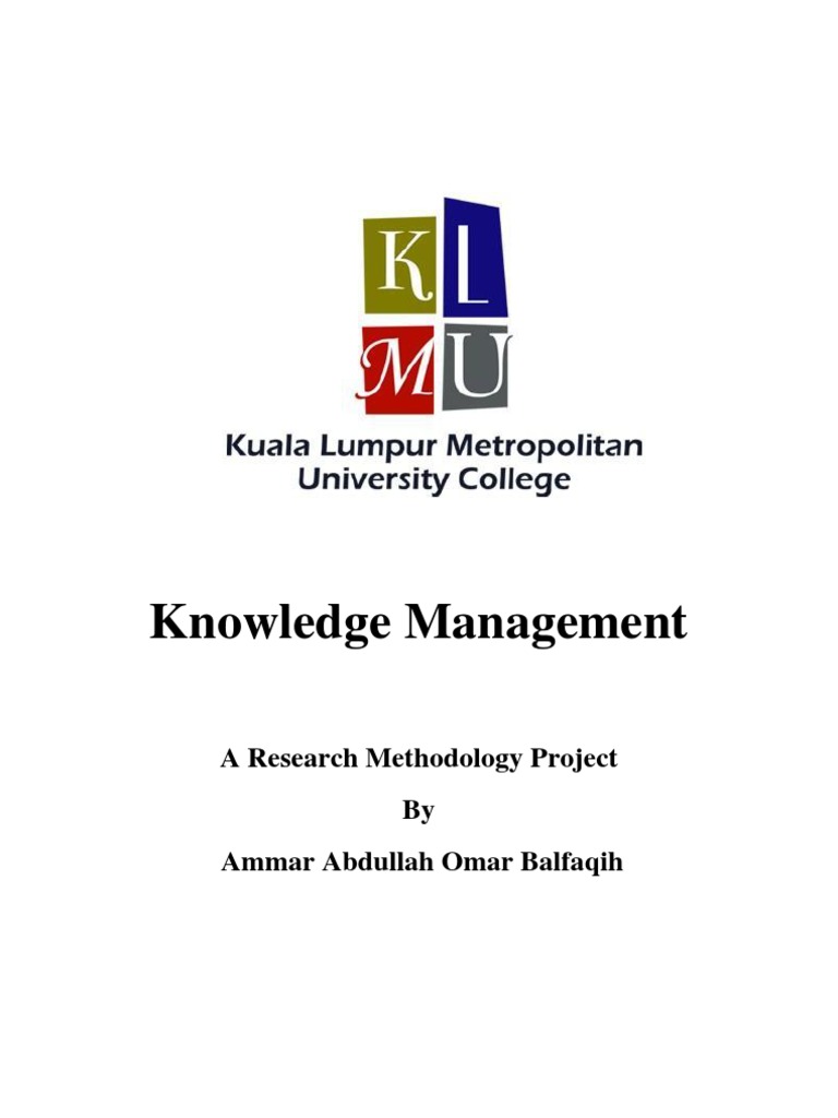 research papers on knowledge management
