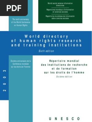 Indice Univers Direitos Humanos Pdf Principes Ethiques Loi Et Economie