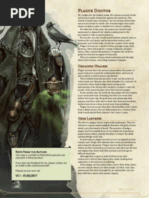 RESUMEN PLAGUE DOCTOR