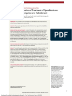 Prospective Evaluation of Treatment of Open Fractures Effect of Time To Irrigation and Debridement