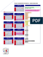 Calendario Escolar 2018 2019