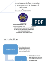 Role of Dexamethasone in Peri-operative Anesthesia Management