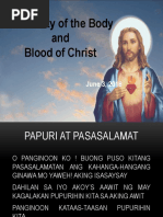 Solemnity of The Body and Blood of Christ: June 3, 2018