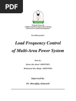 Load Frequency Control of Multi-Area Power System: Supervised By: Dr. Muwaffaq Alomoush