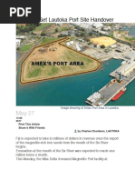 Amex To Get Lautoka Port Site Handover