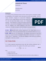 4.6 Detailing Requirements For Flexure: 4.6.1 Tendon Profile