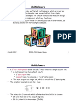 Multiplexers: June 18, 2002 ©2000-2002 Howard Huang 1