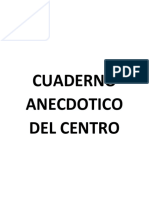 Cuaderno Anecdotico Del Centro