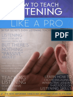 How To Teach Listening Like A Pro