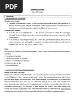 Taxation Notes: Are Deemed To Be The Laws of The Occupied Territory and Not of The Occupying Enemy