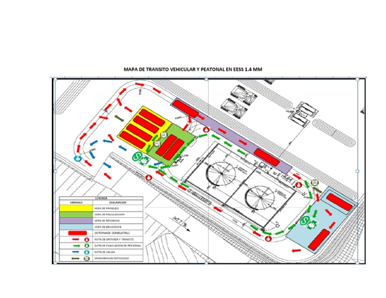 Mapa de Transito Vehicular y Peatonal en Eess 1 | PDF