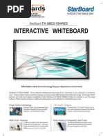 StarBoard FX 104WE2 Brochure