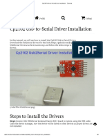 Cp2102 Usb-To-Serial Driver Installation - Tutorials
