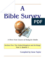 A Bible Survey: Compiled by Gene Taylor