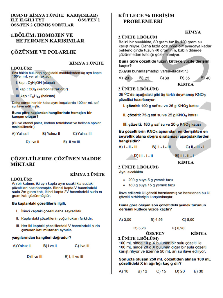 Pdf Telecharger 2017 Lys Kimya Sorulari Gratuit Pdf Pdfprof Com