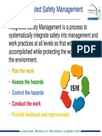 Integrated Safety Management: - Plan The Work