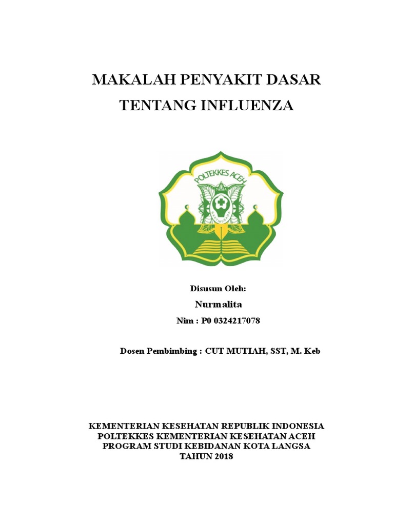 Makalah Virus Influenza Contoh Makalah