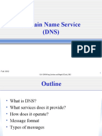 Domain Name Service (DNS) : Fall 2002