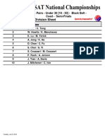 Thursday Division Sheets