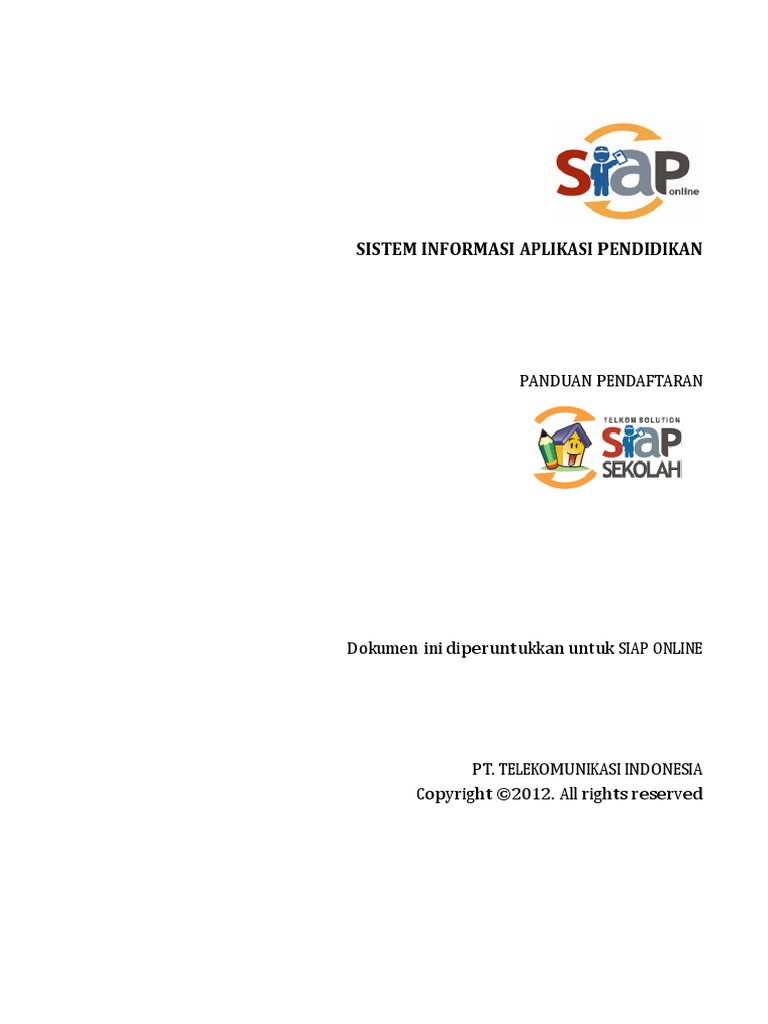Pendaftaran SIAP PDF | PDF