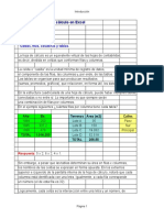 Prácticas de Hoja de Cálculo en Excel: Introducción