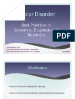 Bipolar Disorder: Best Practices in Screening, Diagnosis and Treatment