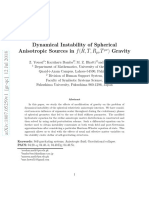 Dynamical Instability of Spherical Anisotropic Sources in f(R,T,RμνTμν) Gravity