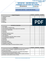 Plano de Estudo Sefaz-CE - Auditor-Fiscal