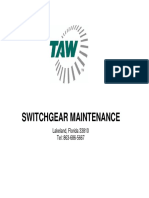 Switchgear Maintenance Tests