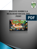 Ensayo Sobre La Realidad Social Del Perú