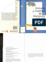 Historia y Muestra de La Literatura Infa PDF