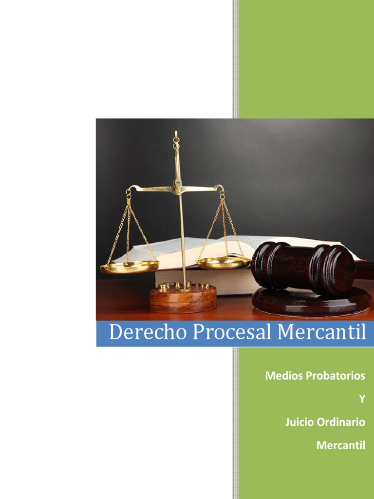 Derecho Procesal Mercantil | PDF | Demanda judicial | Ley procesal