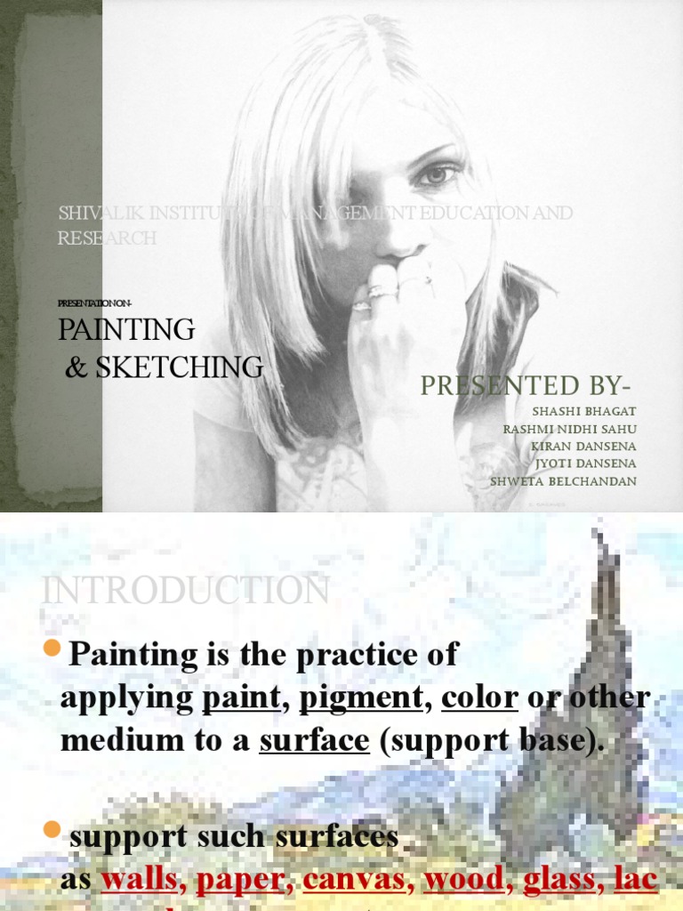 Painting and Sketching Overview | PDF | Paintings | The Arts