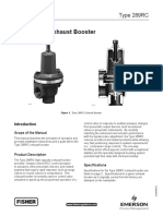 Regulador Fisher 289RC para Antisurge