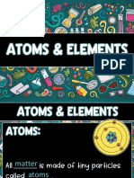 atoms and elements slide show tpt
