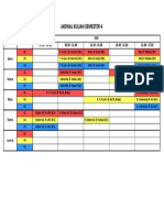 Jadwal Kuliah Sem 5