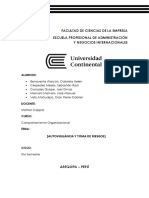 Autovigilancia y Toma de Riesgos