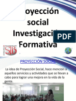 Proyeccion Social - Invest. Form.