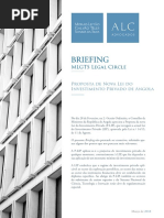 Briefing Proposta de Nova Lei Do Investimento Privado de Angola PT