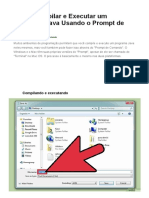 Como Compilar e Executar Um Programa Java Usando o Prompt de Comando