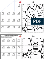 Rompecabezas D Multiplicaciones