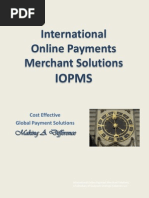 IOPMS Merchant Services Training I