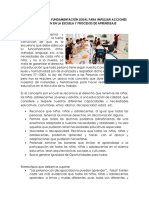 Valoración de La Fundamentación Legal para Impulsar Acciones de Inclusión en La Escuela y Procesos de Aprendizaje