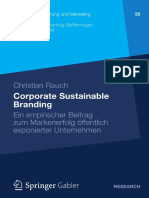 [Unternehmensführung Und Marketing 55] Dr. Christian Rauch (Auth.) - Corporate Sustainable Branding_ Ein Empirischer Beitrag Zum Markenerfolg Öffentlich Exponierter Unternehmen (2012, Gabler Verlag)
