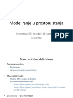 D6 Modeliranje U Prostoru Stanja v2 PDF